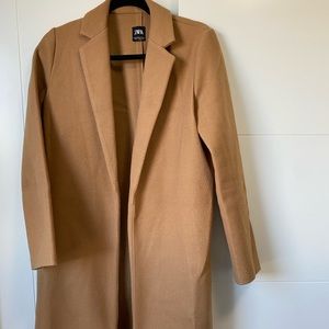 Zara dress coat 🤎
